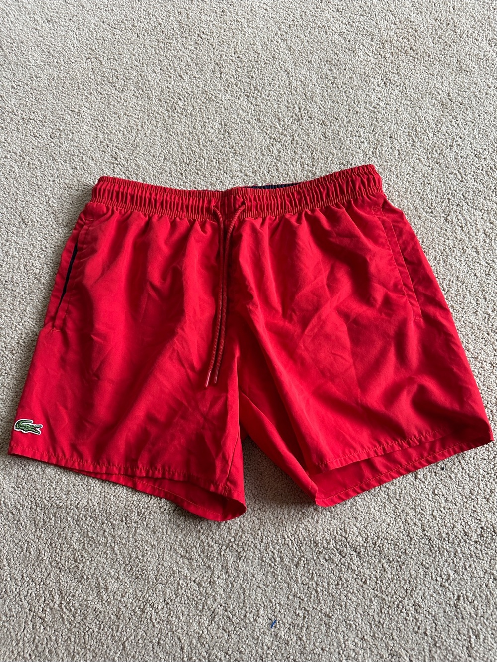Lacoste swim trunks